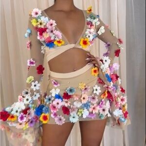 Flower Power Top- Hand made in size small by House of Fleek